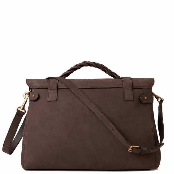 Mulberry Oversized Alexa Ebony Nubuck